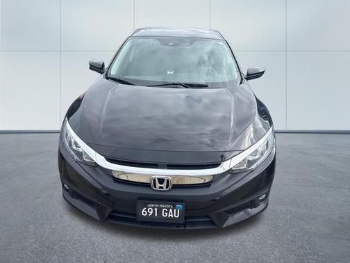 Black 2017 Honda Civic EX-T