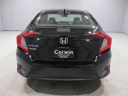 Black 2017 Honda Civic EX-T
