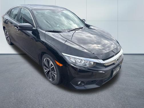 Black 2017 Honda Civic EX-T