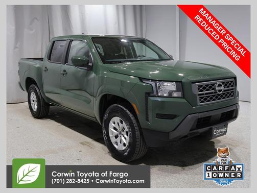 Tactical Green Metallic 2024 Nissan Frontier SV