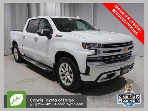 Summit White 2021 Chevrolet Silverado 1500 LTZ