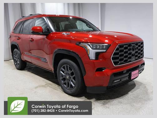 Supersonic Red 2026 Toyota Sequoia Platinum