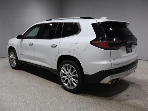 White Frost Tricoat 2025 GMC Acadia Denali