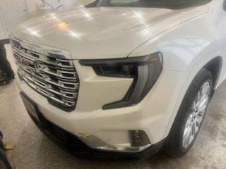 White Frost Tricoat 2025 GMC Acadia Denali