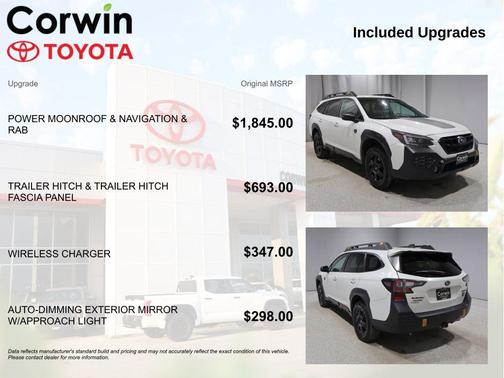 Crystal White Pearl 2024 Subaru Outback Wilderness