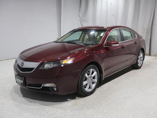 Maroon 2012 Acura TL Technology