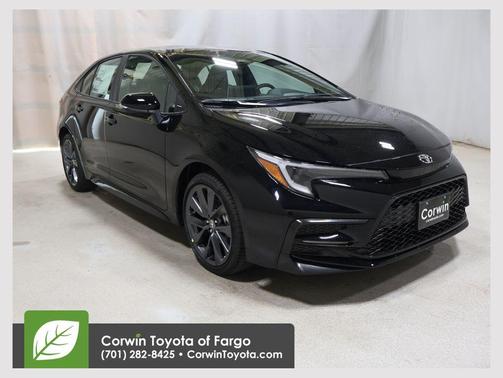 Midnight Black Metallic 2026 Toyota Corolla XSE