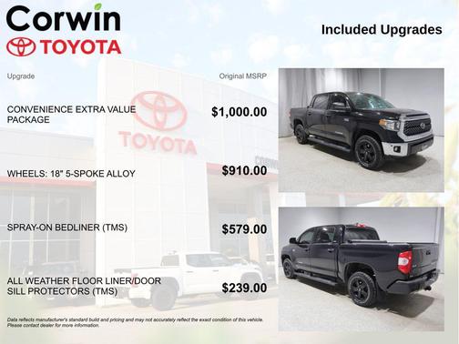 Midnight Black Metallic 2021 Toyota Tundra SR5