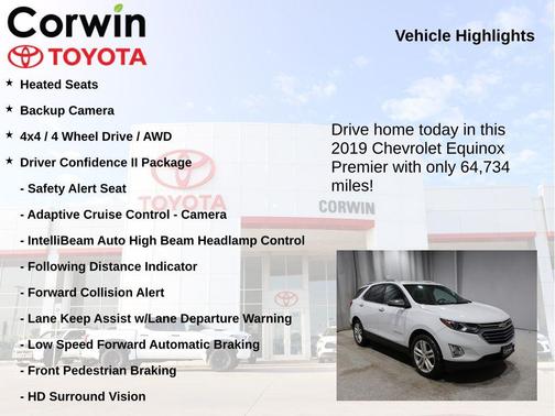 2019 Chevrolet Equinox Premier w/2LZ