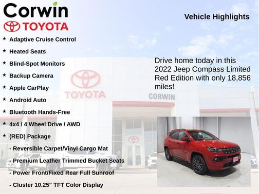 2022 Jeep Compass (RED) Edition 4x4