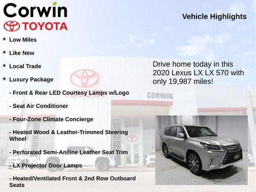 2020 Lexus LX 570 Three-Row