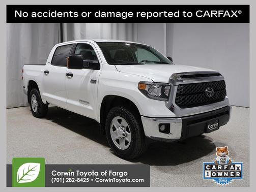 Super White 2021 Toyota Tundra SR5