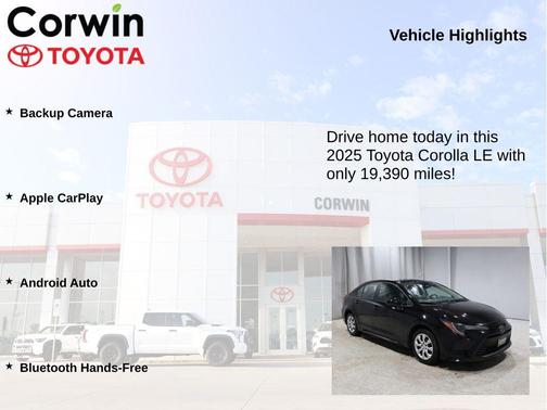 2025 Toyota Corolla LE