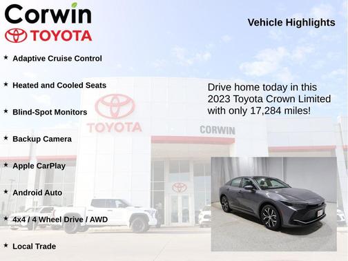Magnetic Gray Metallic 2023 Toyota Crown Limited