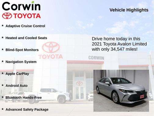 2021 Toyota Avalon Limited