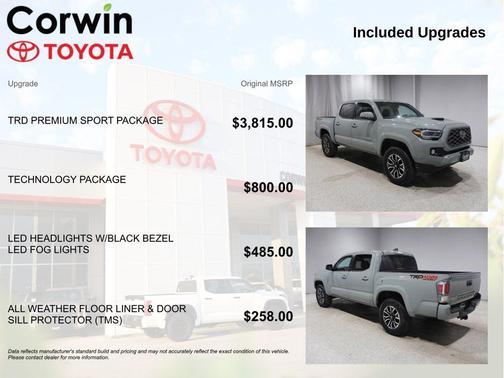 Lunar Rock 2023 Toyota Tacoma TRD Sport