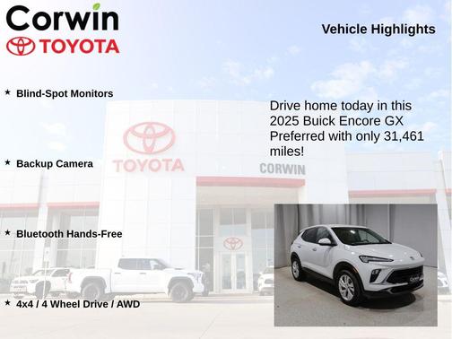 Summit White 2025 Buick Encore GX Preferred