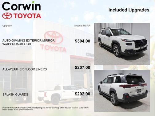 Crystal White Pearl 2026 Subaru Outback Touring XT