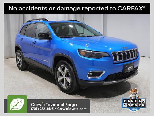 Hydro Blue Pearlcoat 2022 Jeep Cherokee Limited