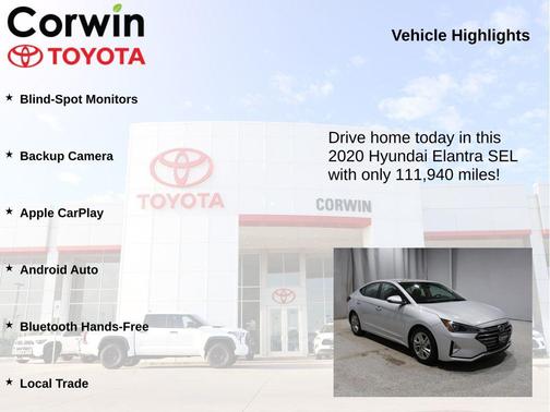 2020 Hyundai ELANTRA SEL