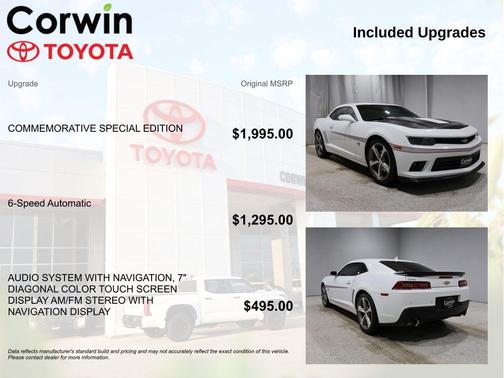 2015 Chevrolet Camaro 2SS