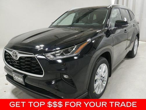 Midnight Black Metallic 2024 Toyota Highlander Limited