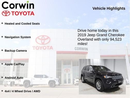 2019 Jeep Grand Cherokee Overland