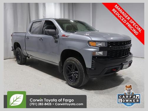 Satin Steel Metallic 2020 Chevrolet Silverado 1500 Custom Trail Boss