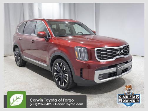 Dawning Red 2024 Kia Telluride SX Prestige
