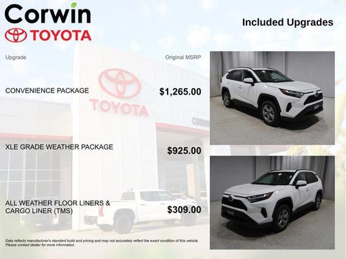 Ice Cap 2023 Toyota RAV4 XLE