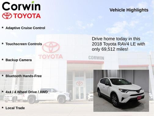 2018 Toyota RAV4 LE