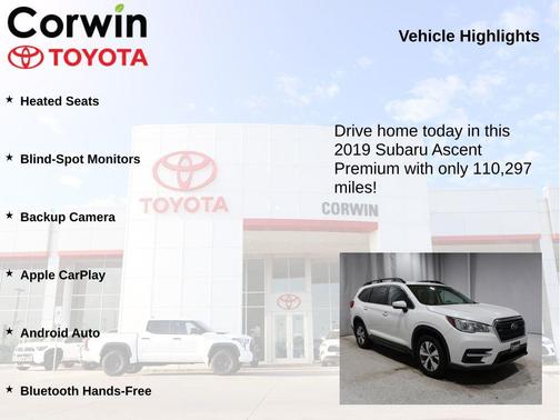 2019 Subaru Ascent Premium 8-Passenger