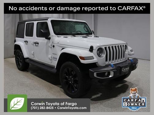 Bright White Clearcoat 2022 Jeep Wrangler Unlimited 4xe Sahara