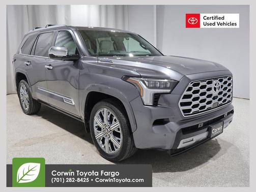 Magnetic Gray Metallic 2025 Toyota Sequoia Capstone