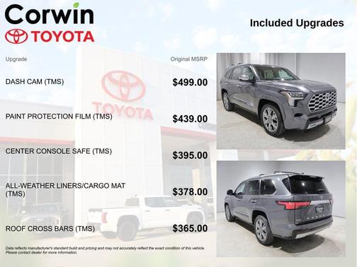 Magnetic Gray Metallic 2025 Toyota Sequoia Capstone