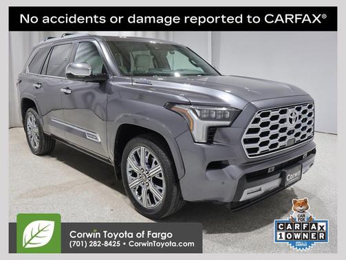 Magnetic Gray Metallic 2025 Toyota Sequoia Capstone
