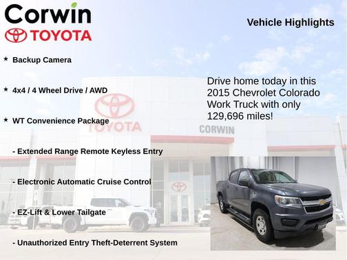 2015 Chevrolet Colorado WT