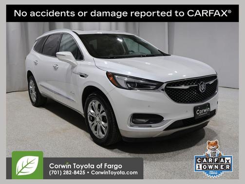 White Frost Tricoat 2019 Buick Enclave Avenir