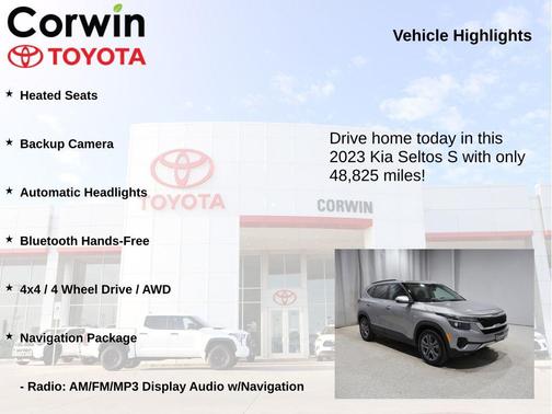 Steel Gray 2023 Kia Seltos S