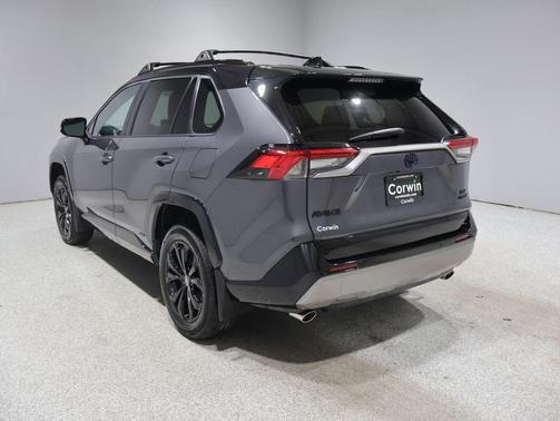 Magnetic Gray Metallic/Midnight Black Metallic 2024 Toyota RAV4 Hybrid SE