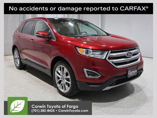 RUBY RED METALLIC TINTED CC 2018 Ford Edge Titanium