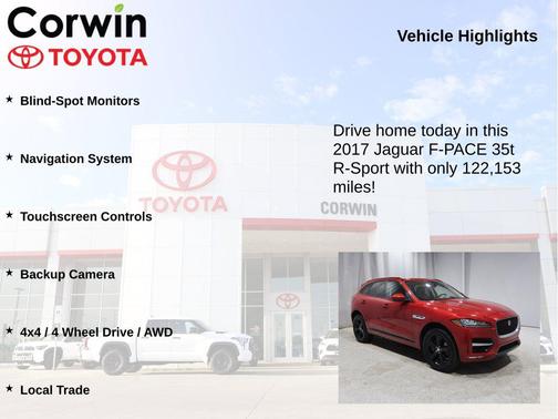 Odyssey Red Metallic 2017 Jaguar F-PACE 35t R-Sport