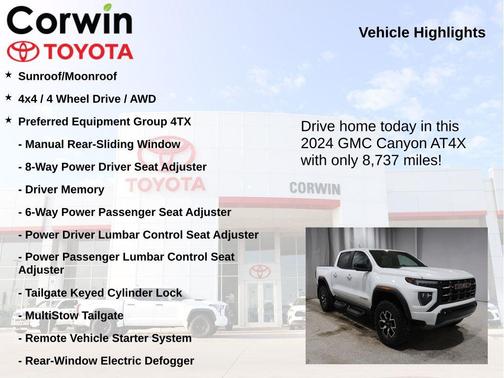 2024 GMC Canyon AT4X