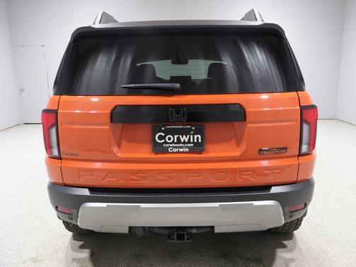 Sunset Orange 2026 Honda Passport AWD TrailSport Elite Blackout