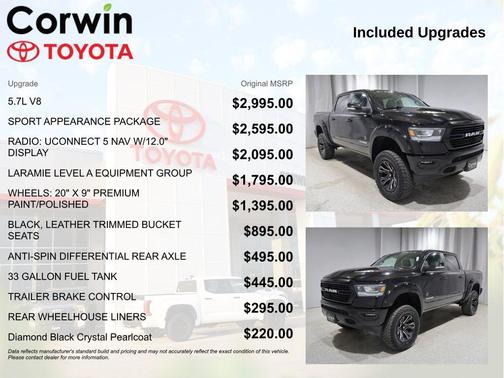 Diamond Black Crystal Pearlcoat 2022 RAM 1500 Laramie