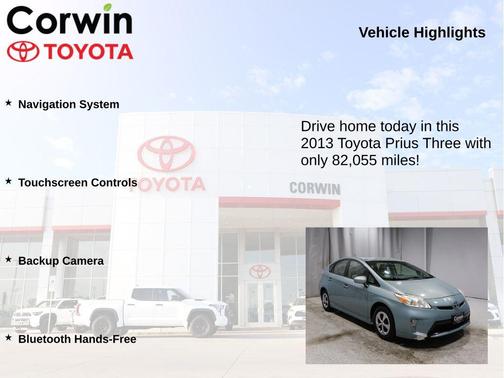 2013 Toyota Prius Three