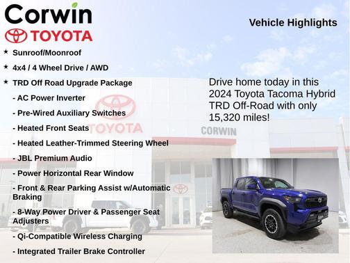 2024 Toyota Tacoma TRD Off Road