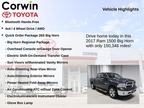 2017 RAM 1500 Big Horn