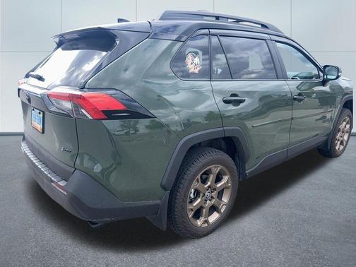 Army Green/Midnight Black Metallic 2025 Toyota RAV4 Hybrid Woodland Edition