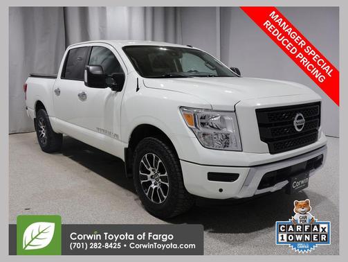 Glacier White 2020 Nissan Titan SV